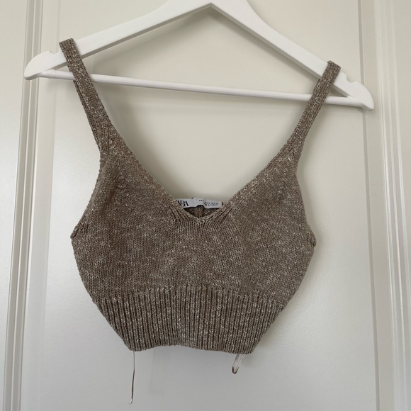 Knit Crop Top - Picture 1 of 3